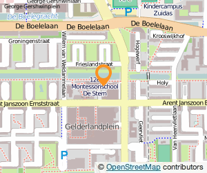 Bekijk kaart van Merkelbachschool  in Amsterdam
