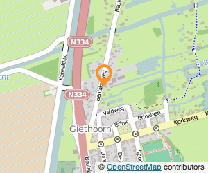 Bekijk kaart van Riettelersbedrijf E. Knol  in Giethoorn