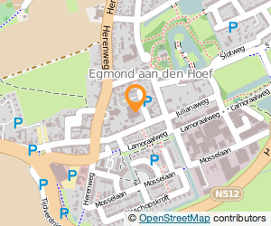 Bekijk kaart van Dorpshuis Hanswijk  in Egmond aan den Hoef