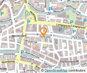 Bekijk kaart van BplusC locatie Oude Vest in Leiden