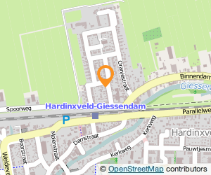 Bekijk kaart van Almedia websites en webwinkels  in Hardinxveld-Giessendam
