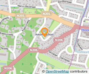 Bekijk kaart van Antoniusschool voor basisonderwijs in Aerdenhout