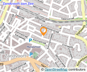 Bekijk kaart van DG Projects B.V.  in Zandvoort