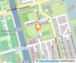 Bekijk kaart van RG Superwest  in Rotterdam