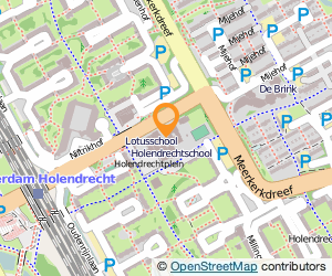 Bekijk kaart van Evangelische basisschool de Morgenster in Amsterdam Zuidoost