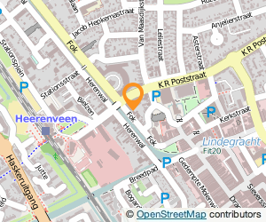 Bekijk kaart van de Kinder- en JeugdPsycholoog  in Heerenveen