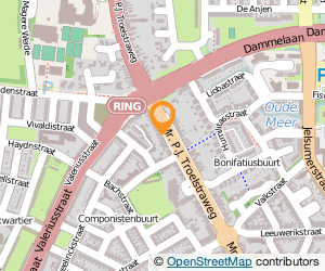 Bekijk kaart van Band en Lint  in Leeuwarden