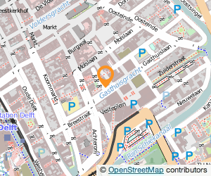 Bekijk kaart van 't Proeflokaal  in Delft