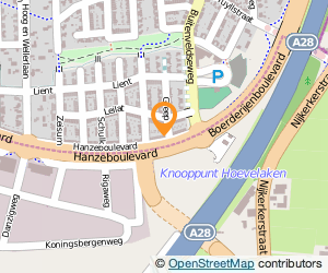Bekijk kaart van Pon projecten  in Hooglanderveen
