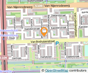 Bekijk kaart van Naschoolse Opvang Mirakel V B.V. in Amsterdam