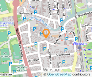Bekijk kaart van Binnen  Hijlkema Vloeren en Raamdecoratie in Winsum (Groningen)