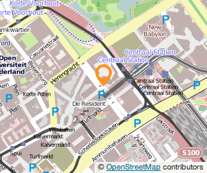 Bekijk kaart van Centrale diensten van het ministerie Infrastr./Milieu in Den Haag