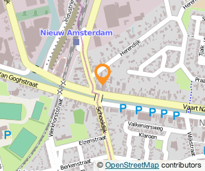 Bekijk kaart van Autobedrijf Jetze De Jong Nieuw Amsterdam in Nieuw-Amsterdam