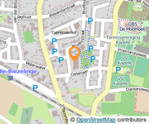 Bekijk kaart van Stichting Zorgcentrum Cederhof  in Kapelle