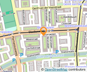Bekijk kaart van Grand Café Restaurant 'Witteveen' in Amsterdam