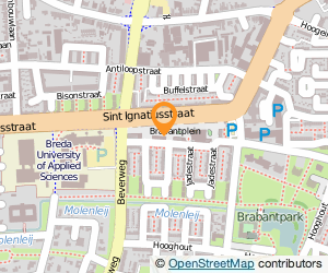 Bekijk kaart van Tandartsenpraktijk Van der Heijden in Breda