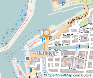 Bekijk kaart van Hoek's Vis en Snacks  in Harlingen