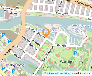 Bekijk kaart van Wantijbad in Dordrecht