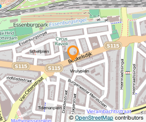 Bekijk kaart van Kaal (Zonder Haar)  in Rotterdam