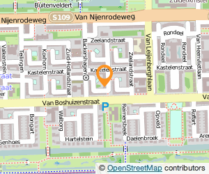Bekijk kaart van AAC Rijsnel  in Amsterdam