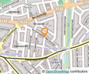 Bekijk kaart van V.h.A. de Jager hodn Rijschool Animo in Rotterdam