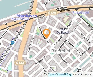 Bekijk kaart van Taxibedrijf Teker  in Rotterdam