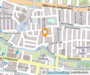 Bekijk kaart van Snackbar Hendo Marnixstraat  in Leiden