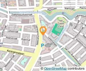 Bekijk kaart van Groepspraktijk voor Fysiotherapie van der Salm in Leiden
