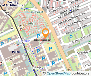 Bekijk kaart van TU in Delft
