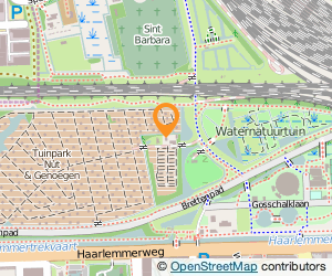Bekijk kaart van Schooltuin Mr. A. de Roos (Overbraak, Westerpark) in Amsterdam