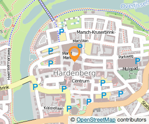 Bekijk kaart van Brasserie de Markt B.V.  in Hardenberg