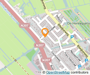 Bekijk kaart van J.C.van der Bas  in Stolwijk