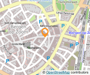 Bekijk kaart van Bakker Bart in Bergen op Zoom