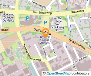 Bekijk kaart van Drenthe College in Emmen
