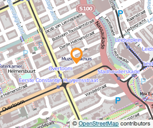 Bekijk kaart van Eerste Helmersstraat  in Amsterdam