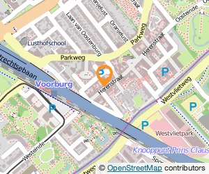 Bekijk kaart van 't Hoekpunt Vloeren B.V. in Voorburg