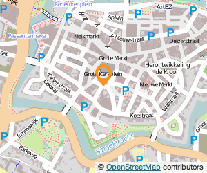 Bekijk kaart van Bureau in Zwolle