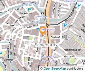 Bekijk kaart van Randstad in Schiedam