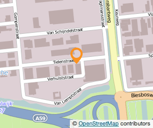 Bekijk kaart van Esbeco B.V.  in Waalwijk