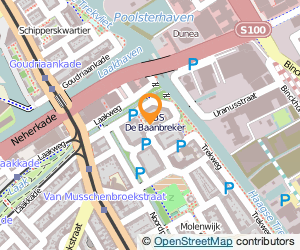 Bekijk kaart van O.B.S. De Baanbreker  in Den Haag