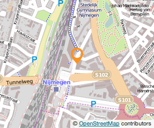 Bekijk kaart van Stichting De Wintertuin  in Nijmegen