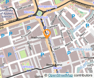 Bekijk kaart van Has Döner Kebab Express Coolsingel in Rotterdam