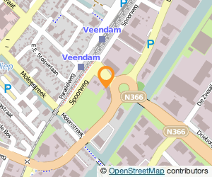 Bekijk kaart van de Jong & Laan accountants belastingadviseurs in Veendam