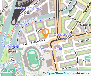 Bekijk kaart van OBA Olympisch Kwartier  in Amsterdam