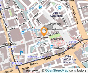 Bekijk kaart van V.O.F. M.v.P. .t.h.o.d.n. Kinki Kappers Hoogstraat in Rotterdam