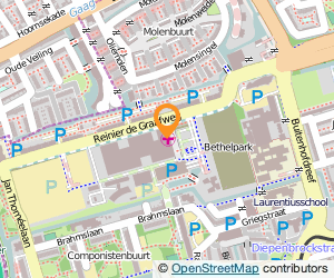 Bekijk kaart van GGD Haaglanden (Delft) in Delft
