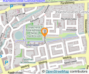 Bekijk kaart van Veen Beheer B.V.  in Hardinxveld-Giessendam