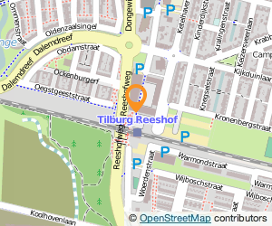 Bekijk kaart van Station in Tilburg