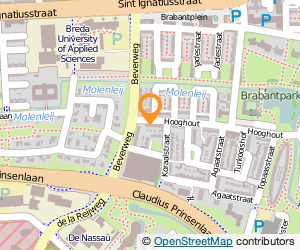 Bekijk kaart van Uit de Kunst vormgeving  in Breda