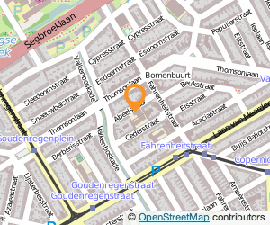 Bekijk kaart van Christelijke Montessori School De Abeel in Den Haag